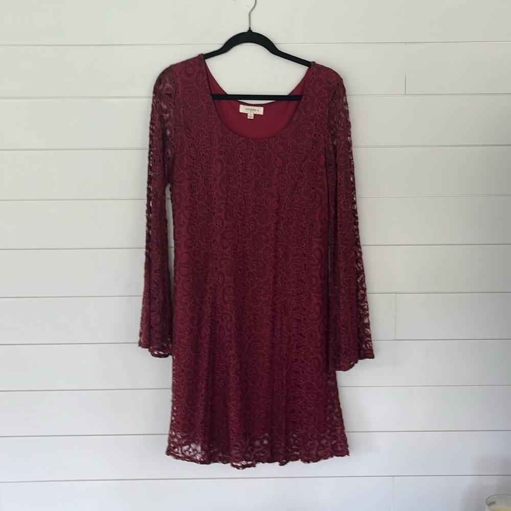 Garnet Bell Sleeved Dress